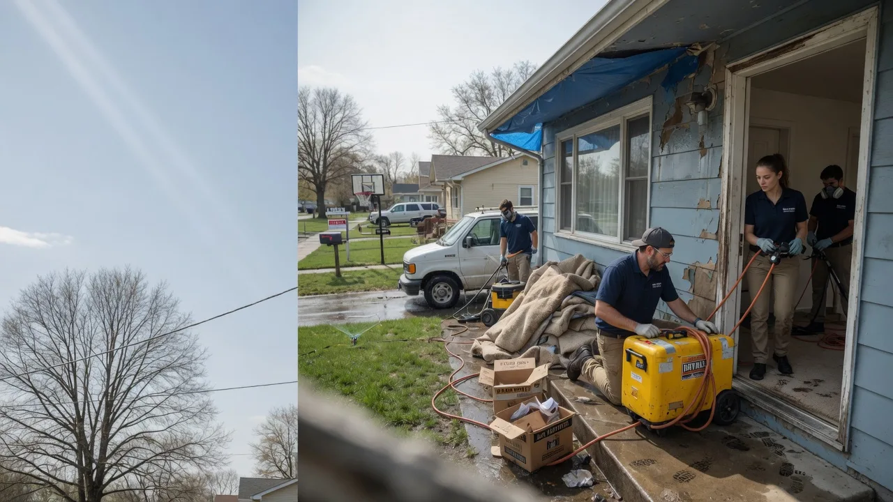 Basement Flood Cleanup in Warwick, ND near me